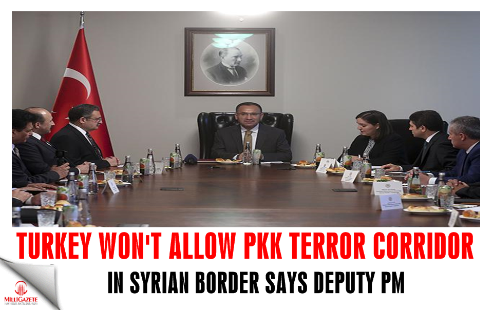 Turkey won’t allow PKK terror corridor in Syrian border: Deputy PM