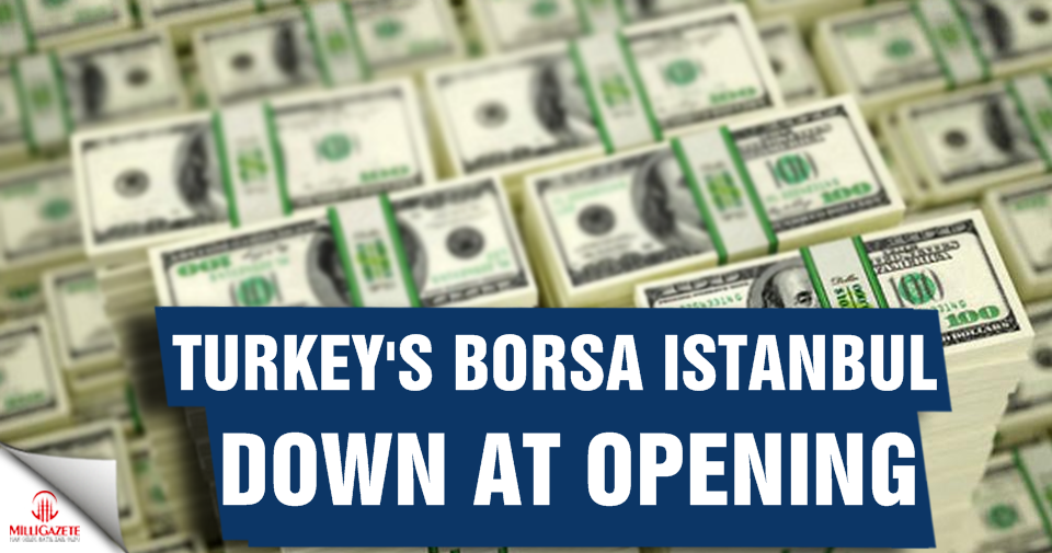 Turkey's Borsa Istanbul down at opening