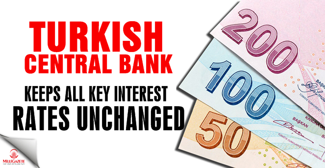 Turkey's Central Bank keeps all key interest rates unchanged
