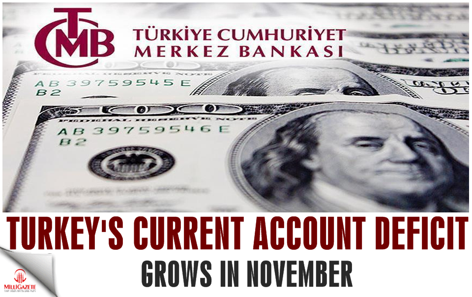 Turkey's current account deficit grows in November