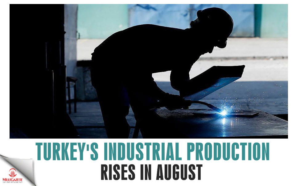 Turkey's industrial production rises in August