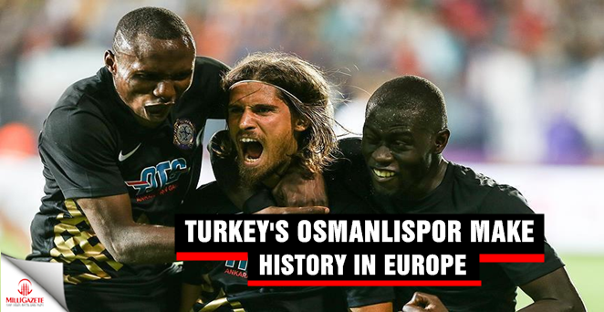 Turkey's Osmanlispor make history in Europe