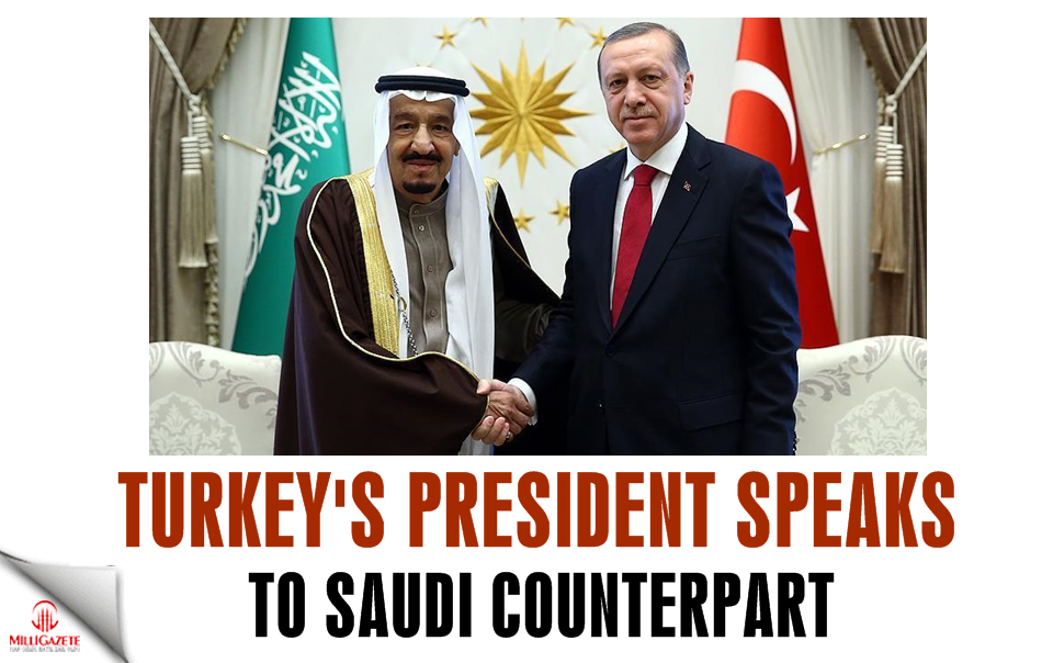 Turkey's president speaks to Saudi counterpart