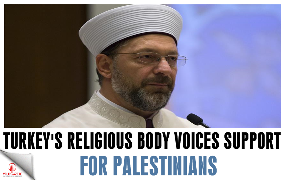 Turkey's religious body voices support for Palestinians