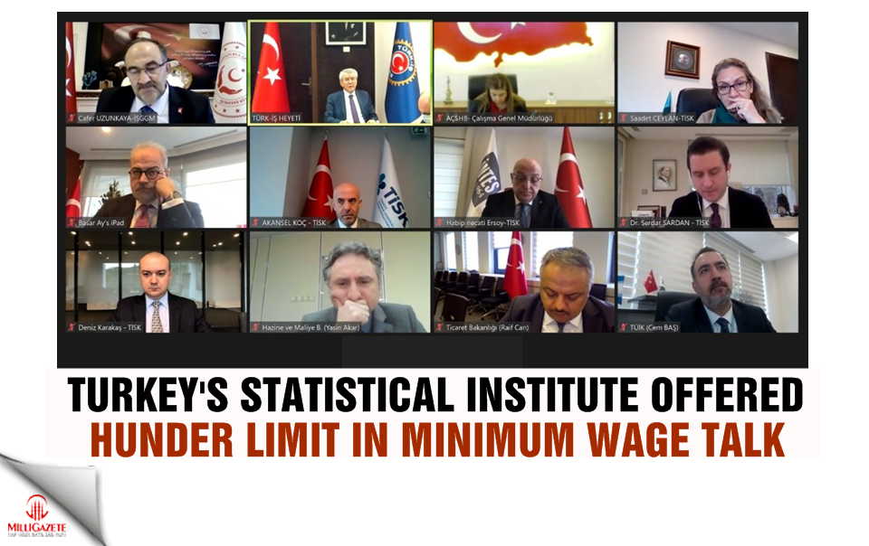 Turkey's Statistical Institute offered hunger in minimum wage talks