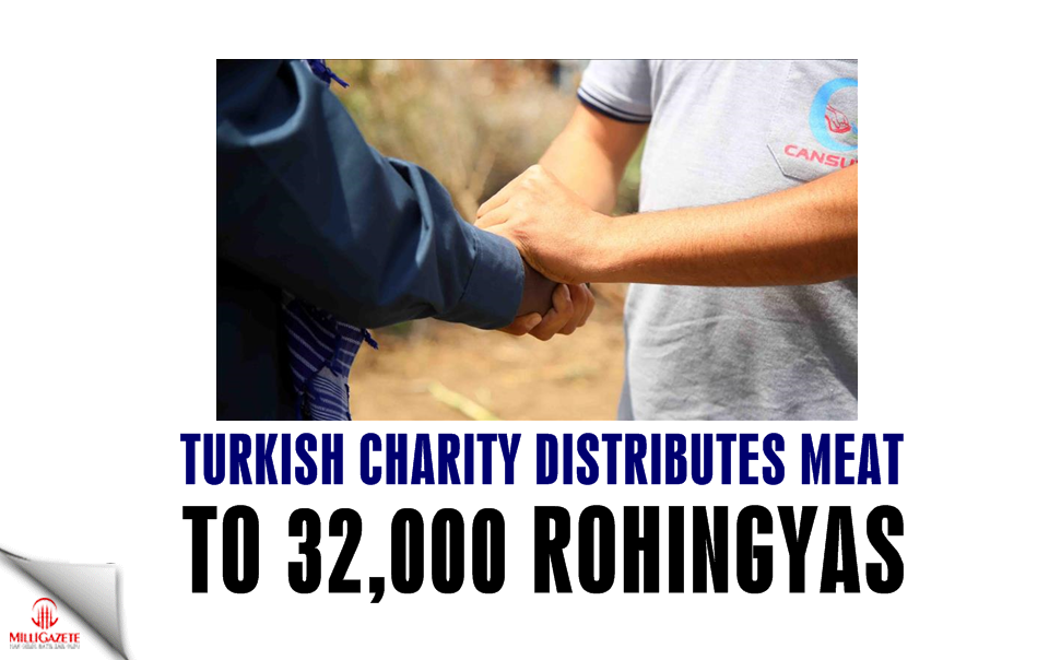 Turkish charity distributes meat to 32,000 Rohingyas