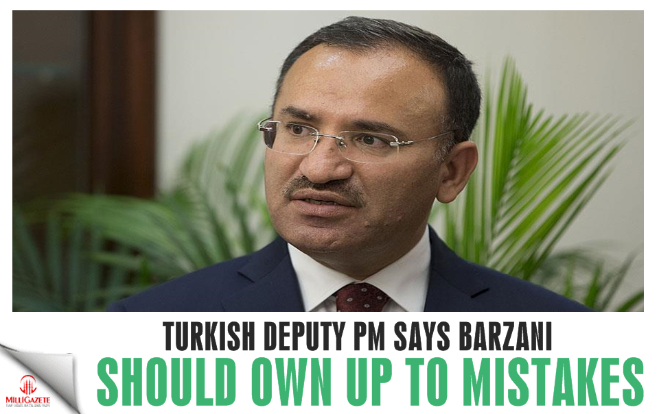 Turkish deputy PM: Barzani should own up to mistakes