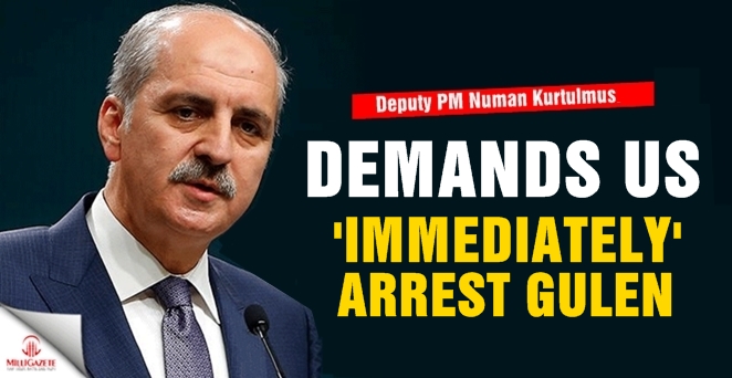 Turkish Deputy PM demands US ‘immediately’ arrest Gulen