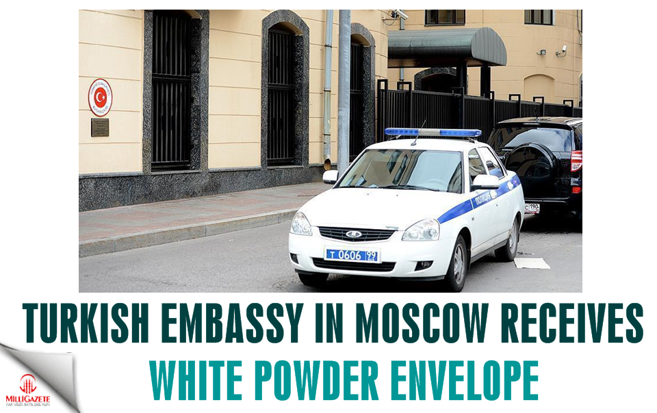 Turkish Embassy in Moscow receives white powder envelope: Report