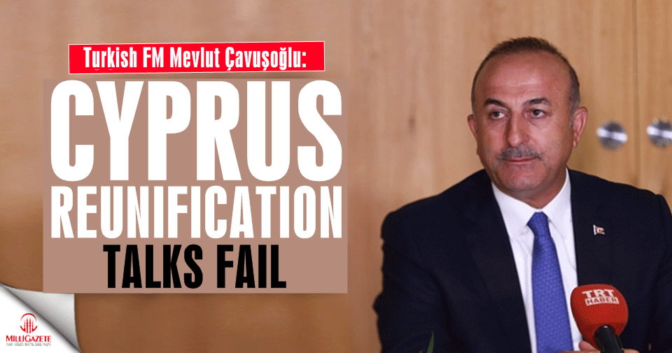 Turkish FM: Cyprus reunification talks fail in Swiss Alps