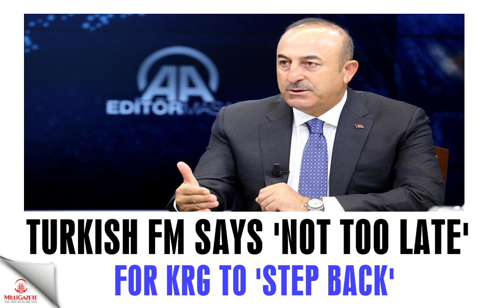 Turkish FM says 'not too late' for KRG to 'step back'