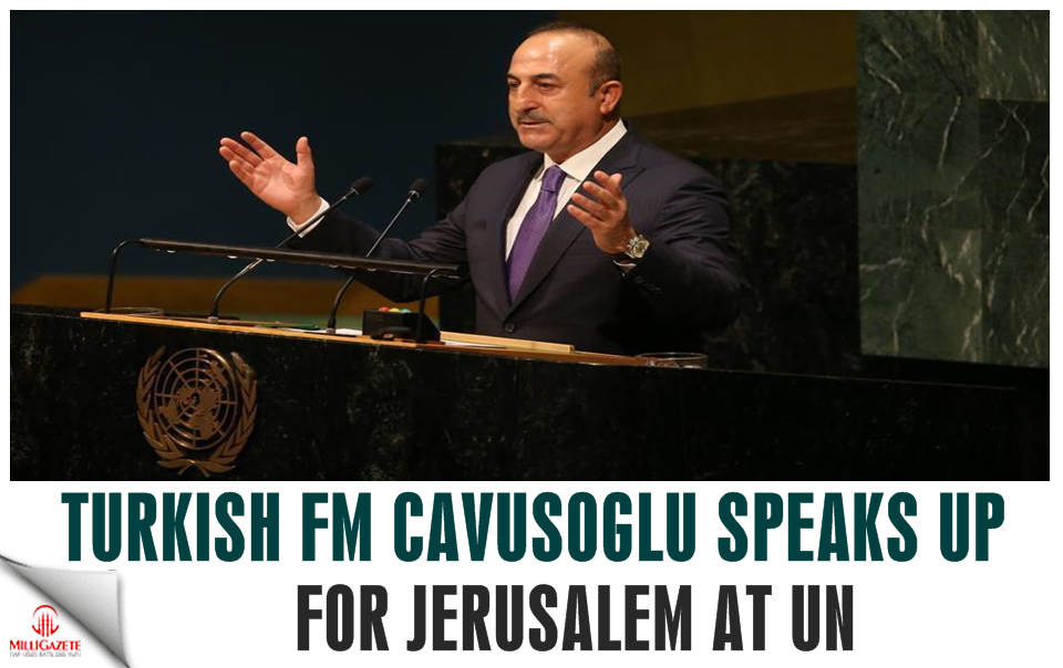 Turkish FM speaks up for Jerusalem at UN