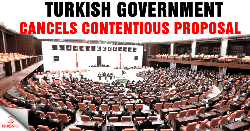 Turkish government cancels contentious proposal