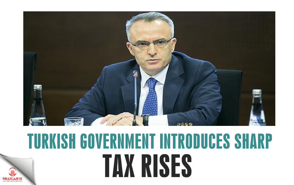 Turkish government introduces sharp tax rises