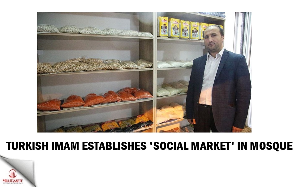 Turkish imam establishes 'social market' in mosque