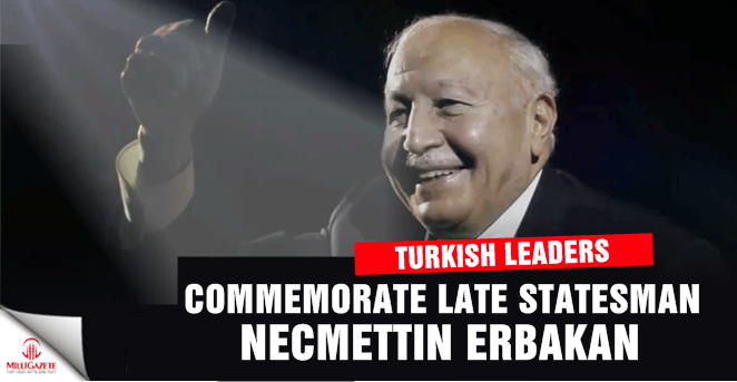 Turkish leaders commemorate late statesman Necmettin Erbakan