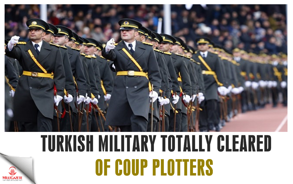 Turkish military totally cleared of coup plotters