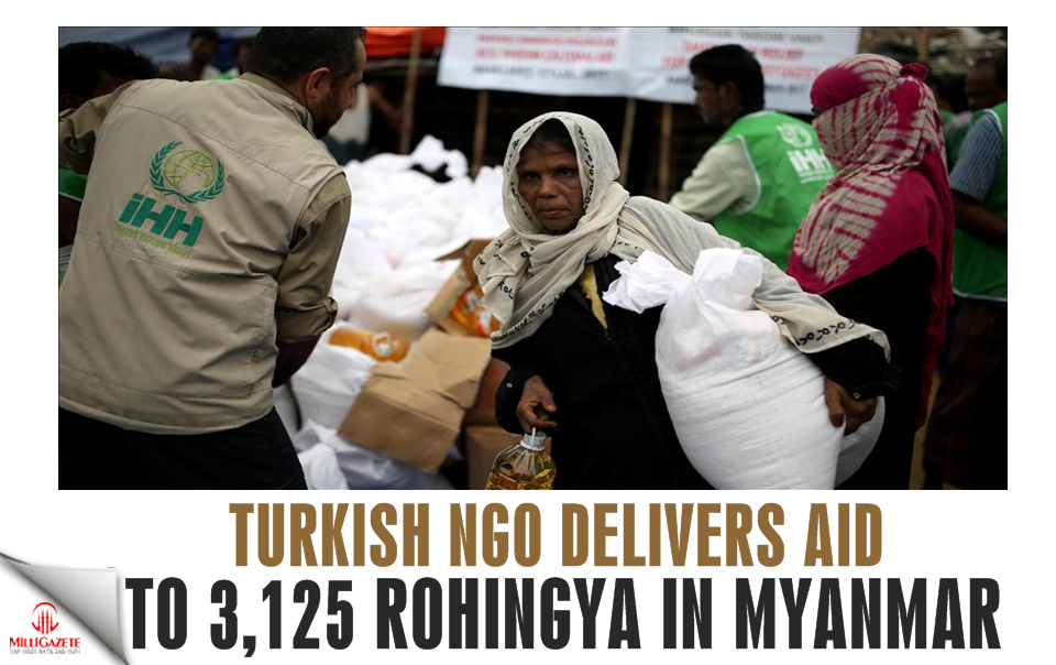 Turkish NGO delivers aid to 3,125 Rohingya in Myanmar