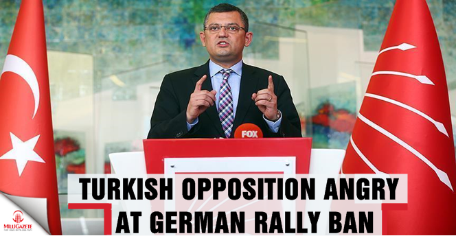 Turkish opposition angry at German rally ban