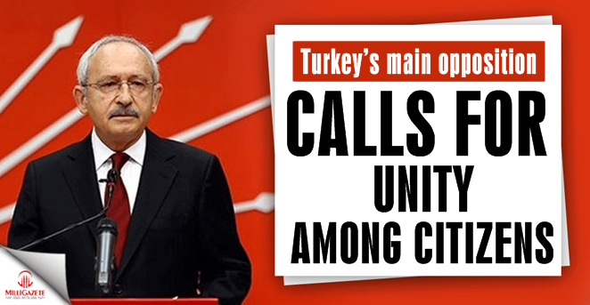 Turkish opposition head calls for unity among citizens
