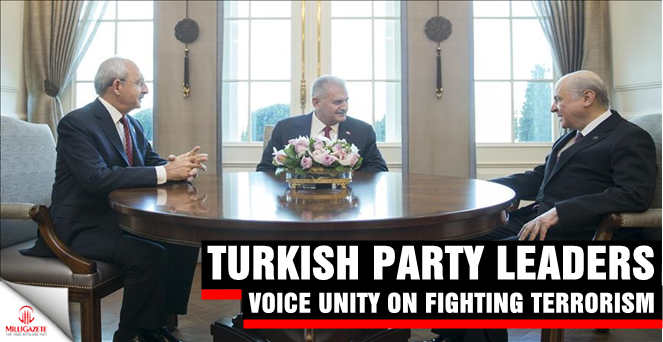 Turkish party leaders voice unity on fighting terrorism