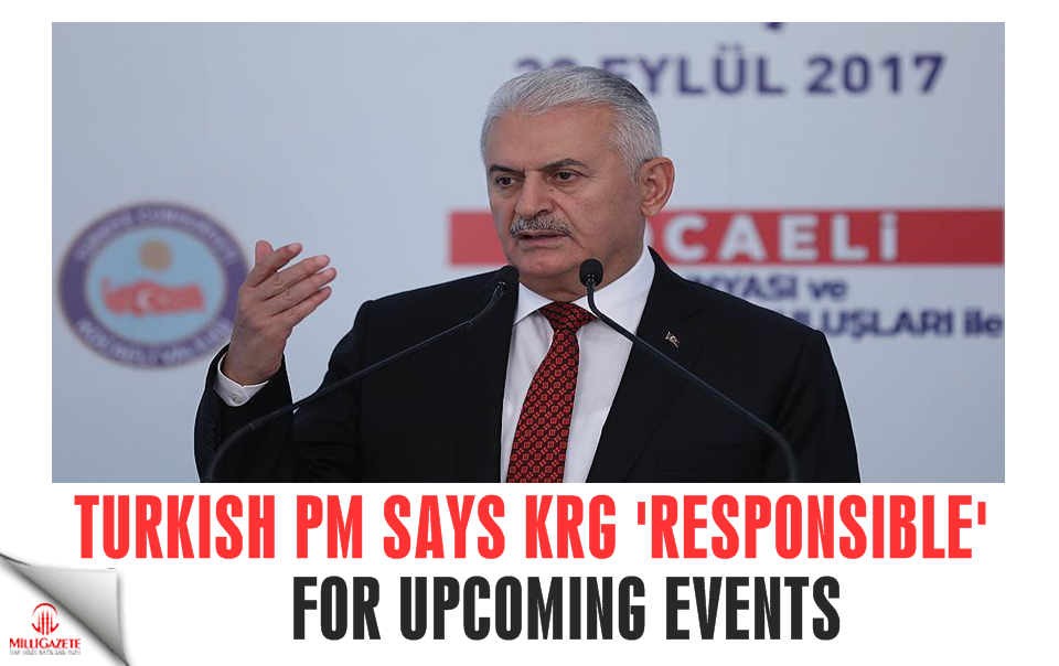 Turkish PM says KRG 'responsible' for upcoming events