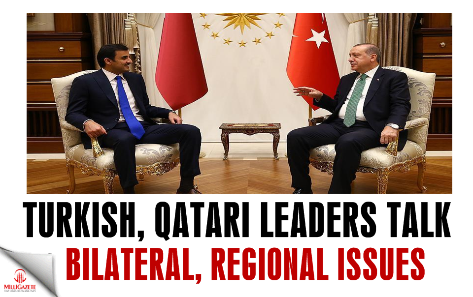 Turkish, Qatari leaders talk bilateral, regional issues