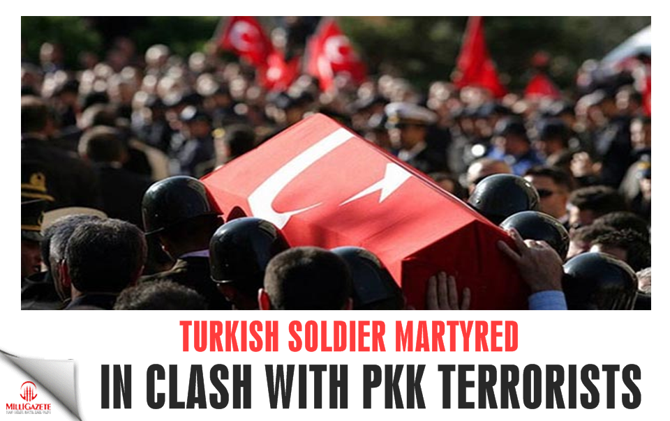 Turkish soldier martyred in clash with PKK terrorists