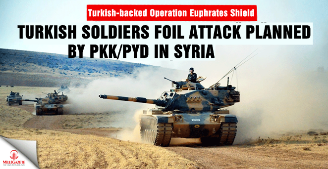 Turkish soldiers foil attack planned by PKK/PYD in Syria