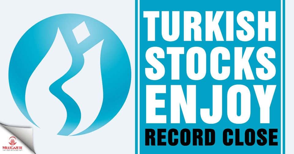 Turkish stocks enjoy record close as bank stocks surge