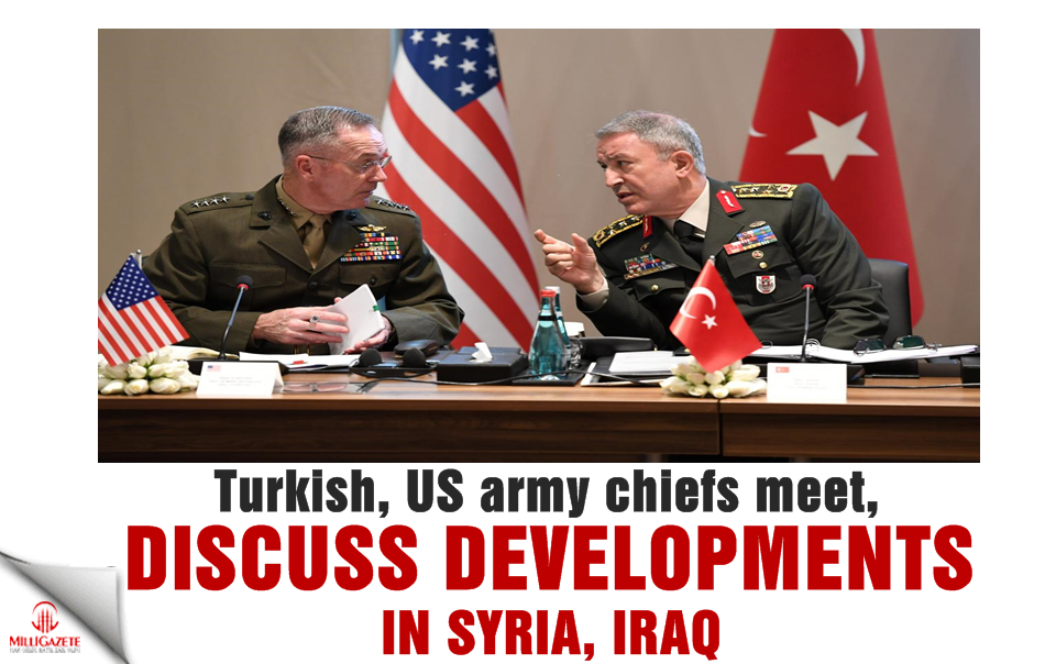 Turkish, US army chiefs meet, discuss developments in Syria, Iraq
