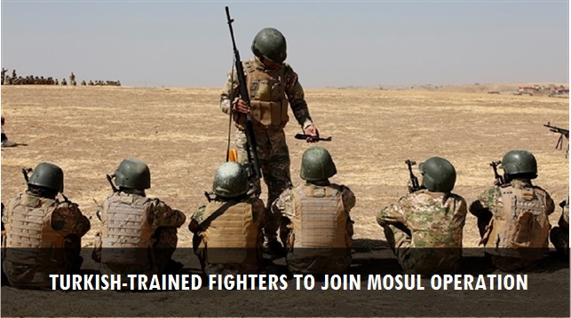 Turkish-trained fighters to join Mosul operation