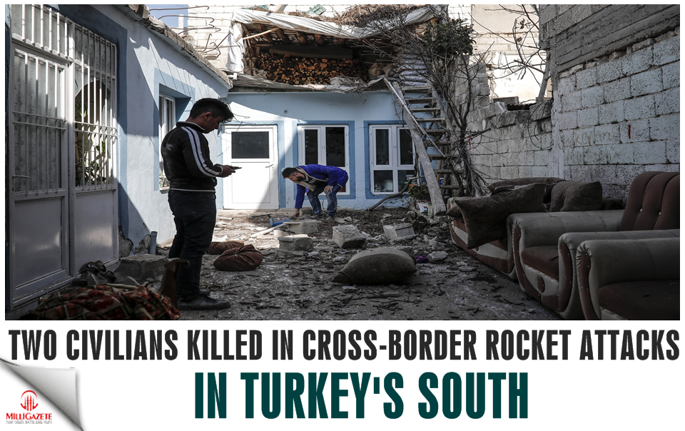 Two civilians killed in cross-border rocket attacks in Turkey’s south
