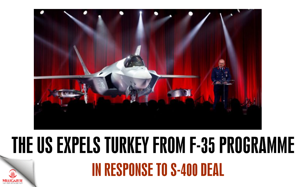 U.S. expels Turkey from F-35 programme in response to S-400 deal 