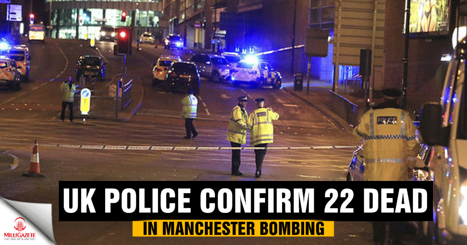 UK police confirm 22 dead in Manchester bombing