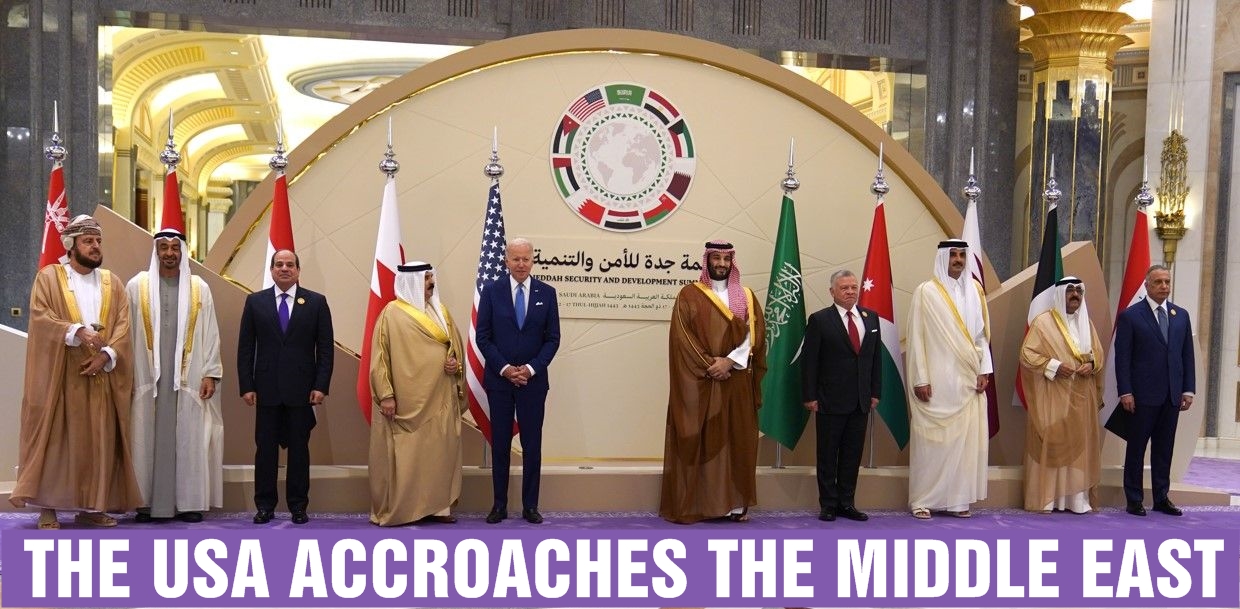 Unites States accroaches the Middle East