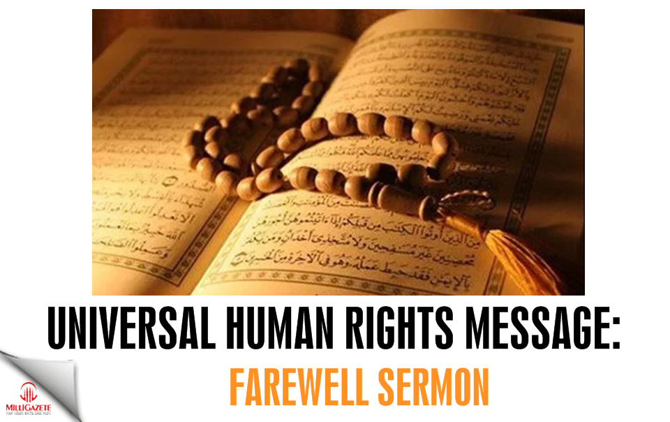 Universal human rights message: Farewell Sermon