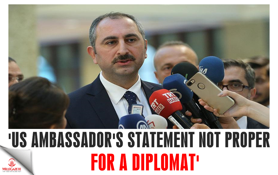 'US ambassador’s statement not proper for a diplomat'