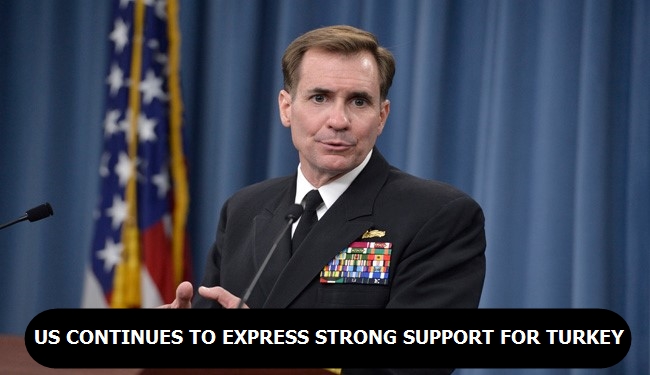 US continues to express strong support for Turkey