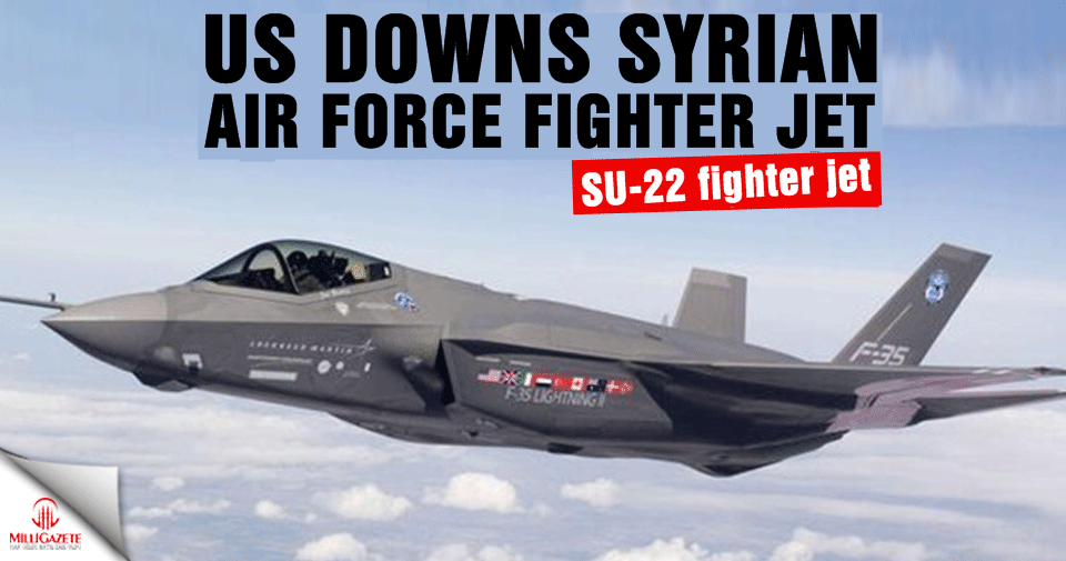 US downs Syrian air force fighter jet