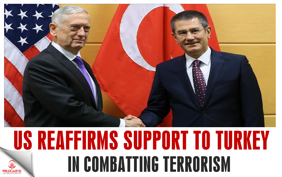 US reaffirms support to Turkey in combatting terrorism