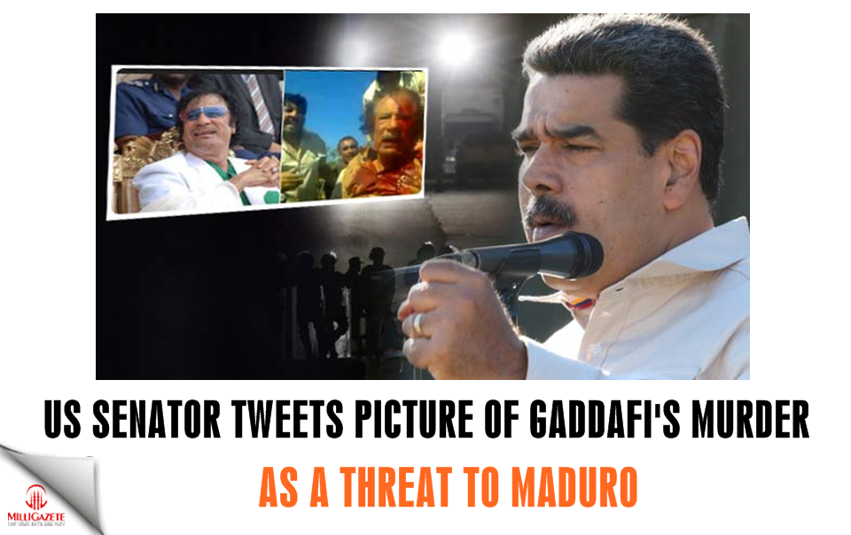 US Senator Rubio tweets picture of Gaddafi’s murder as a threat to Maduro
