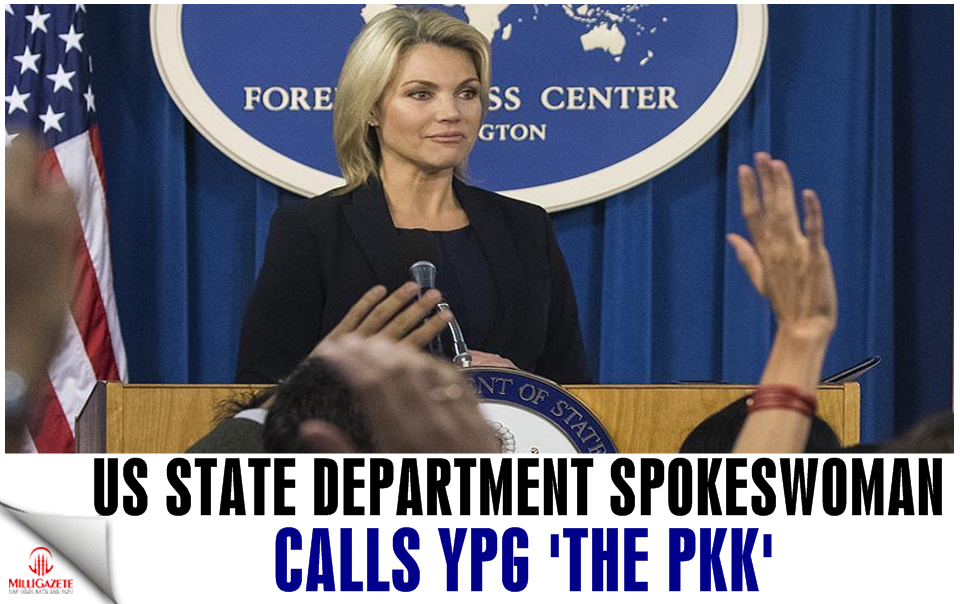 US State Department spokeswoman calls YPG 'the PKK'