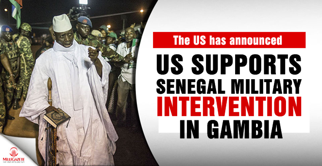 US supports Senegal military intervention in Gambia