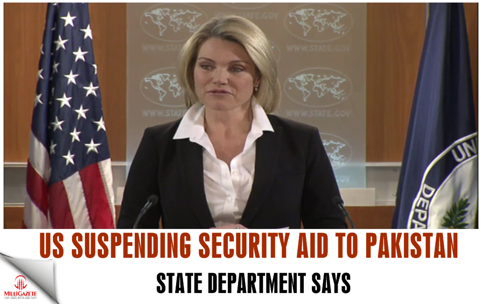 US suspending security aid to Pakistan, State Department says