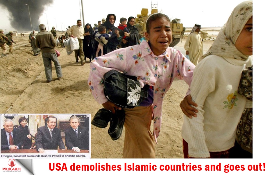 USA demolishes Islamic countries and goes out!