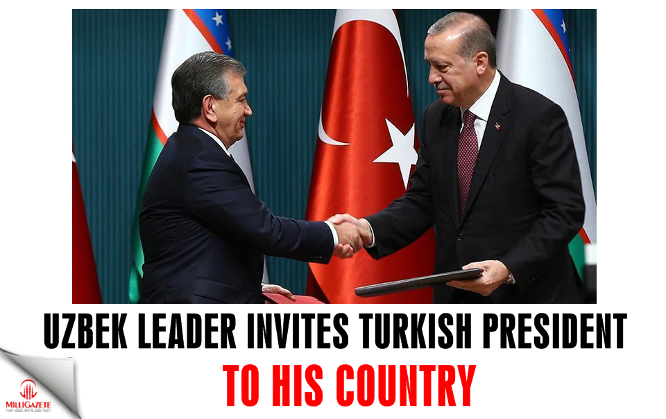 Uzbek leader invites Turkish president to his country