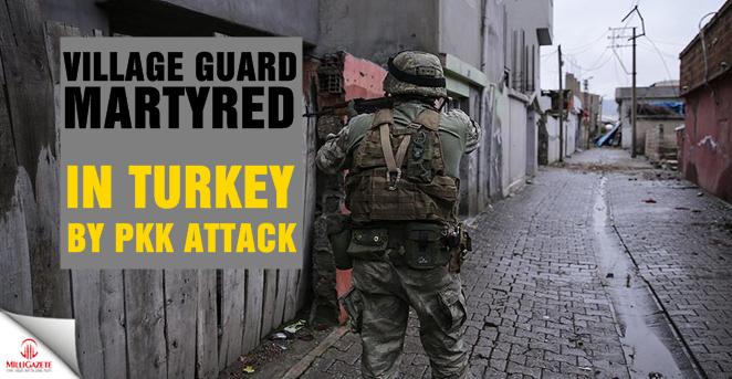 Village guard martyred in southeast Turkey PKK attack