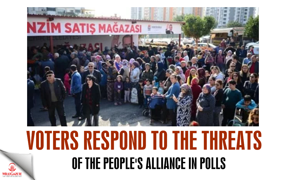 Voters respond to the threats of the People's Alliance in polls