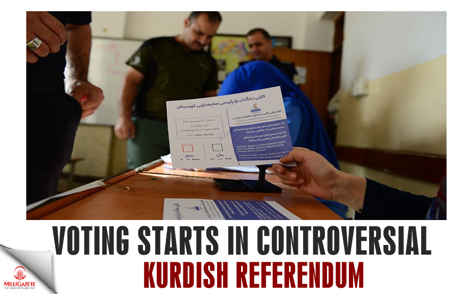 Voting starts in controversial Kurdish referendum
